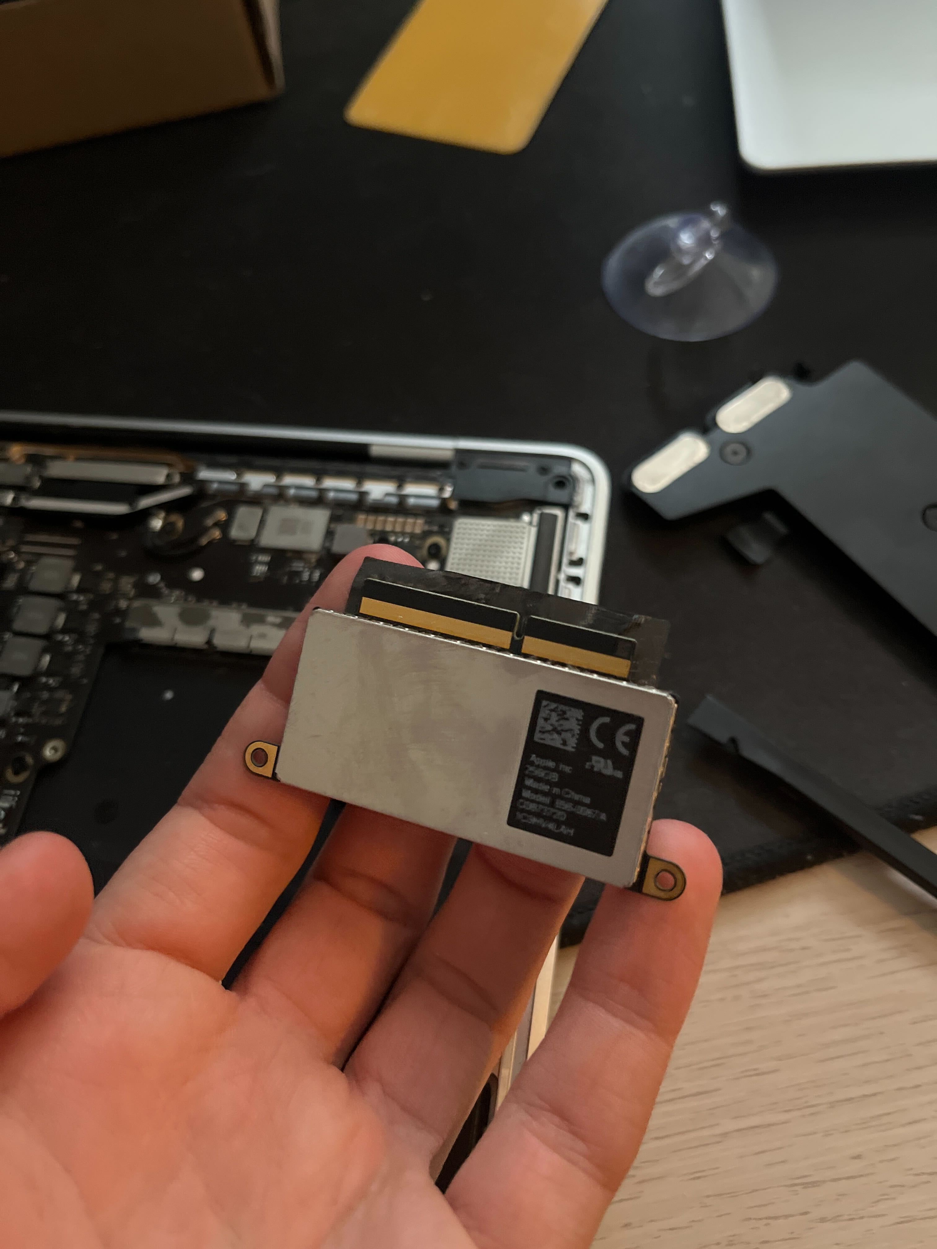 the SSD out of the MacBook